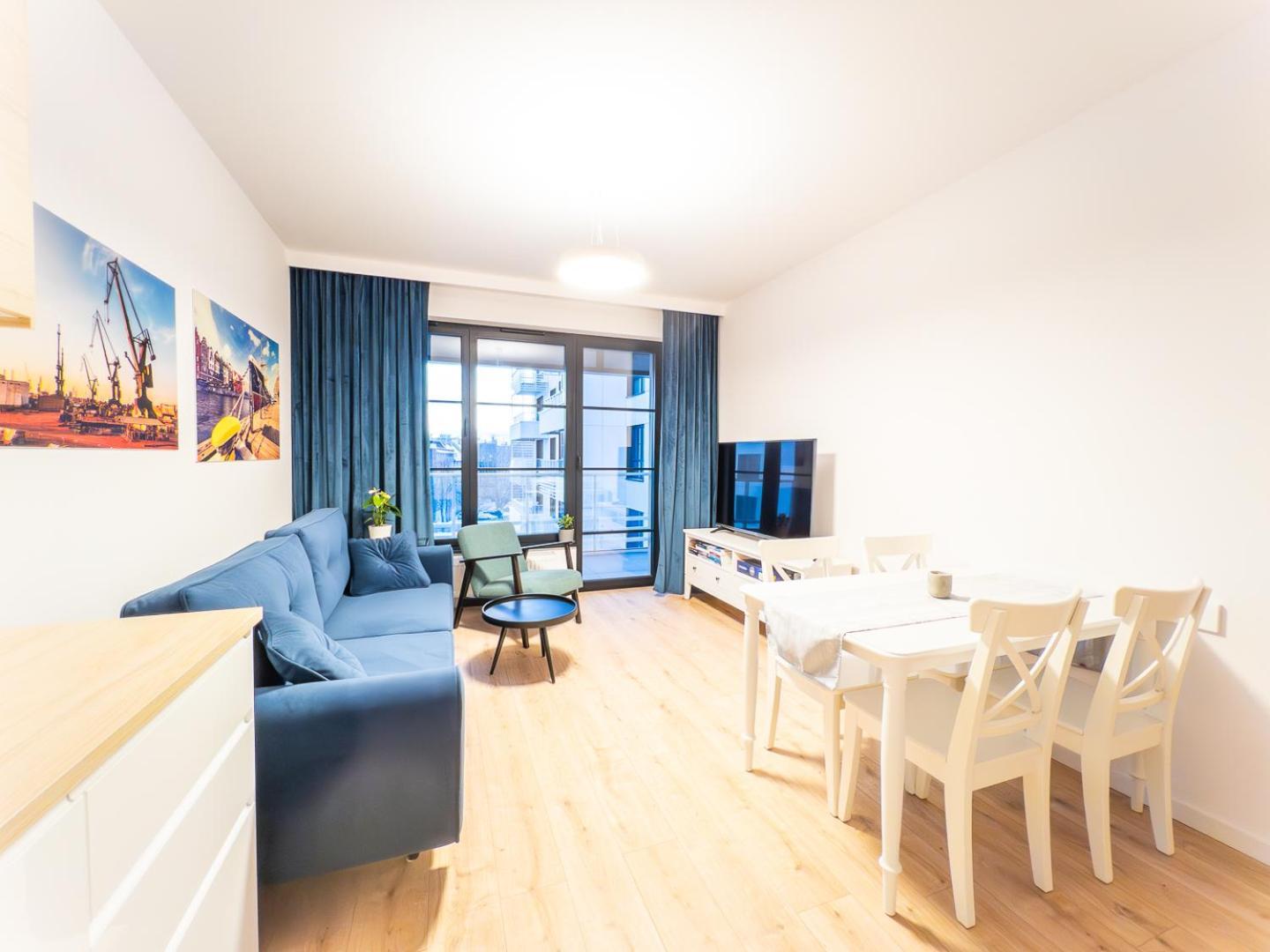 Apartament Z Dwiema Sypialniami + Parking Гданск Екстериор снимка