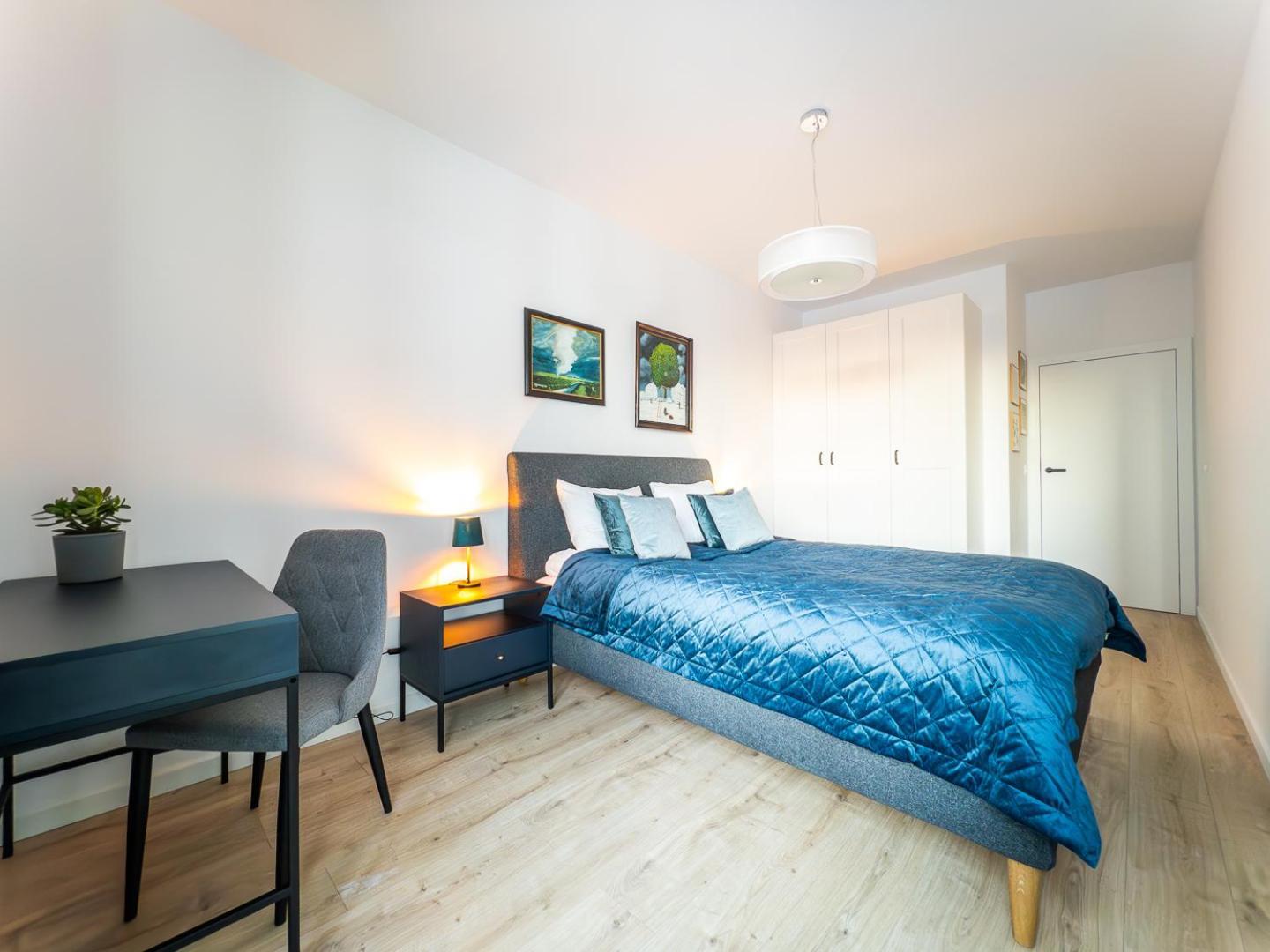 Apartament Z Dwiema Sypialniami + Parking Гданск Екстериор снимка