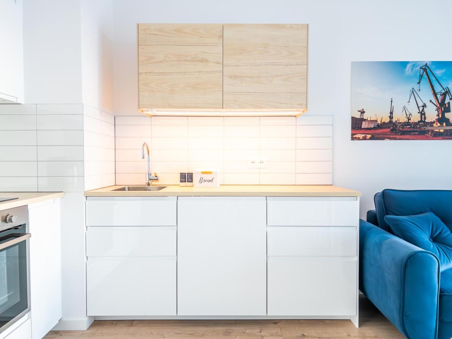 Apartament Z Dwiema Sypialniami + Parking Гданск Екстериор снимка