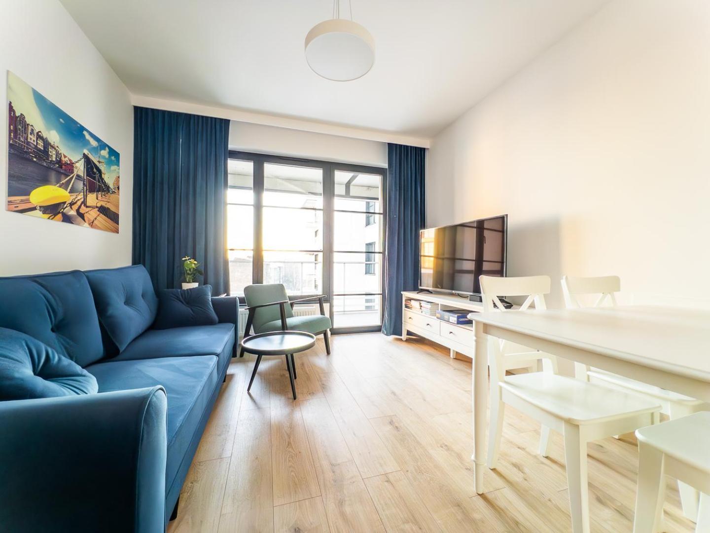 Apartament Z Dwiema Sypialniami + Parking Гданск Екстериор снимка